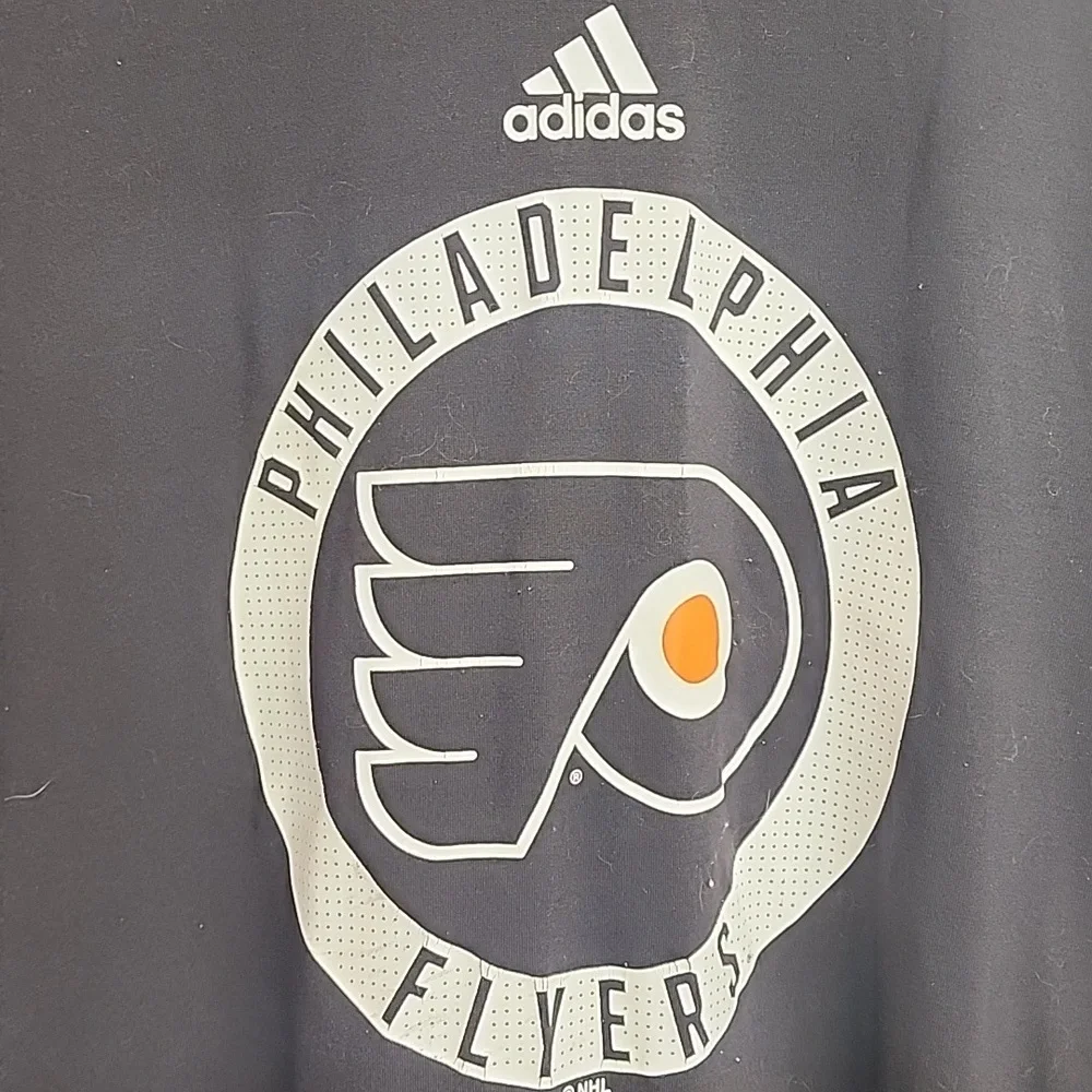 Ultimate Tee Adidas Philadelphia Flyers NHL Black T-Shirt Sz 2XL